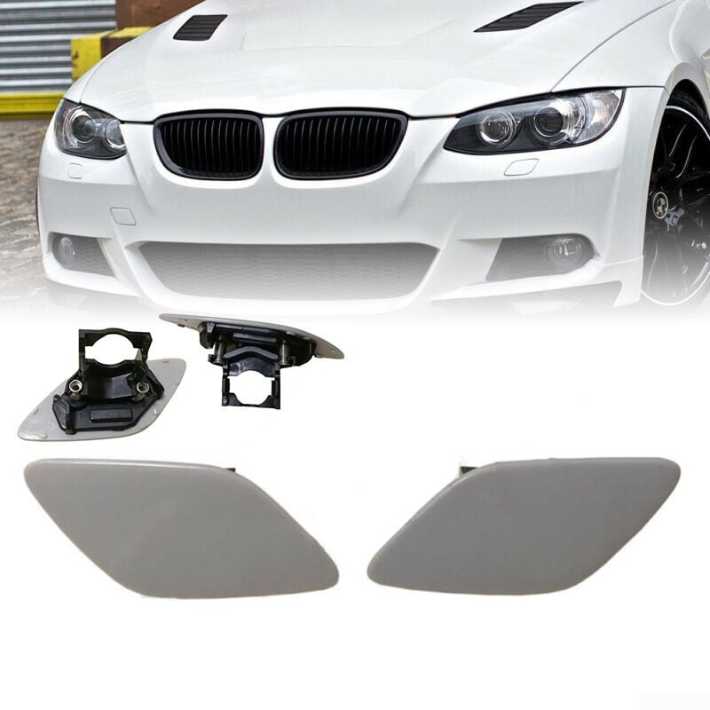 Right Side Headlight Washer Cover Cap Front Bumper Washer Cover 61677171660 Fits For 2007 2008 2009 2010 BMW 3 Series E92 E93 328i 328xi 335i 335xi 6167715750 