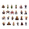 thumbnail image 3 of Calendario Adviento 2024 Adorno Navideño Trump Decoraciones para Árboles Colgantes Navidad, 3 of 9