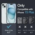thumbnail image 2 of JETech Magnetic Case for iPhone 15 Plus 6.7-Inch Compatible with MagSafe Wireless Charging, Shockproof Phone Bumper Cover, Anti-Scratch Clear Back (Clear), 2 of 6