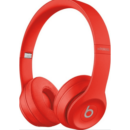 Restored Beats by Dr. Dre - Solo 3 Wireless On-Ear Headphones - Citrus Red MX472LL/A (Refurbished)