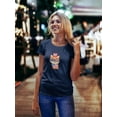 thumbnail image 2 of Cute Patriotic Baby Fox T-Shirt Women -Image by Shutterstock, Female XX-Large, 2 of 4