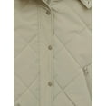 thumbnail image 5 of Justice Girl's Velvet Puffer Bomber, Sizes XS - XL, 5 of 5