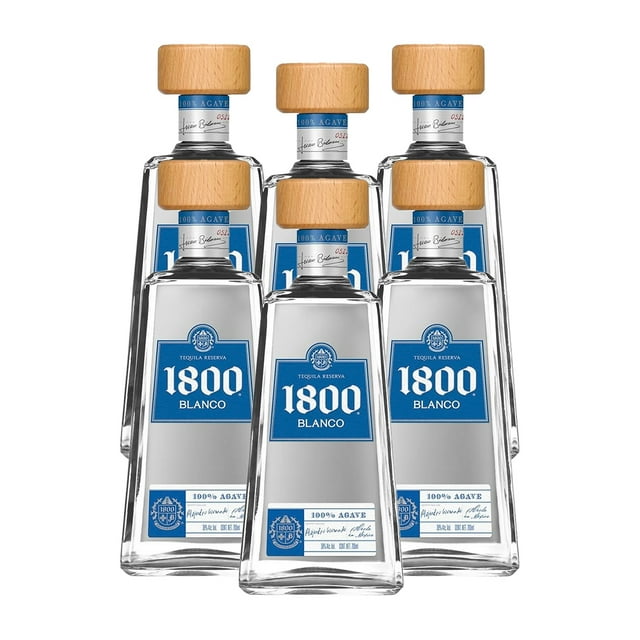 Pack De 6 Tequila 1800 Blanco 700 Ml 1800 Blanco