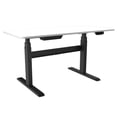 thumbnail image 1 of Bordeaux Electric Stand Desk | Sit Stand Desk with Black Frame and White Table Top | Stand up Desk for Home and Office, 1 of 5
