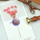 thumbnail image 3 of Cabeza de sello de arte redondo multiusos DIY rosa para invitaciones de boda (mgy22), 3 of 9