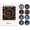 B, variant on Cozy Vinyl, Cozy Vinyl Christmas, Nfc Auto-Recognition Mini Record Player with 9 Swappable Vinyl-Style Discs, USB-C Mp3 Drag-and-Drop Audio Customization, Holiday Decor for Home & Desk
