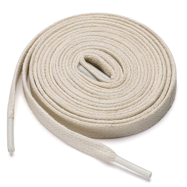 2 Pares Cordones Plana Para Hombres Mujeres De Botas De Algodón Encerado Calzado Casual Beige 160cm / 62.99
