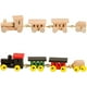 thumbnail image 1 of 2 juegos de mini trenes decorativos de madera, modelo de tren en miniatura para casa de muñecas., 1 of 6