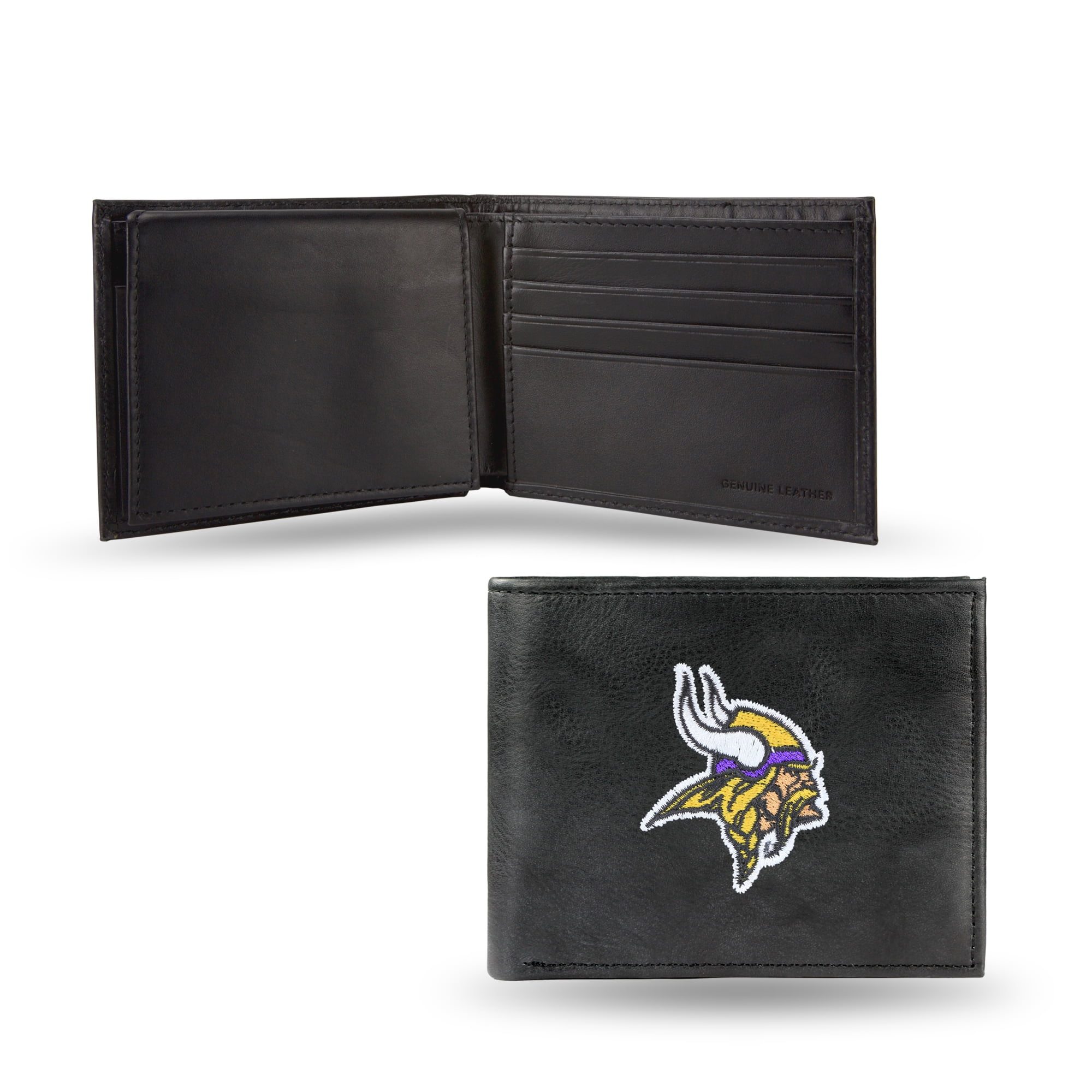 Minnesota Vikings Leather Bifold Wallet