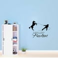 thumbnail image 3 of In Riding A Horse We Barrow Freedom Cowboy Roping Horse Cowgirl Boots Hat Chaps Rodeo Pony Bull Steer Stallion Roper Holiday Gift Decorating Ideas Bedroom Wall Decal Sticker - Size: 10 In X 8 In, 3 of 5