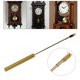 thumbnail image 5 of de repación de movimiento de reloj, repuesto dorado de , grosor de silencio, longitud de Metal, de reloj, movimiento silencioso Hugo Péndulo oscilante del reloj, 5 of 10