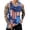 A-Blue58, variant on Men's Glitter Star US Flag Print Sleeveless Tank Top Crew Neck Breathable Casual Workout Tank Shirts