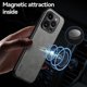 thumbnail image 4 of Funda de cuero magnética con tacto de piel para iPhone 15 Pro, 4 of 5