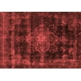 thumbnail image 1 of Ahgly Company Machine Washable Indoor Rectangle Abstract Red Modern Area Rugs, 5' x 7', 1 of 4