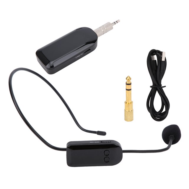 Micrófono inalámbrico con cabezal, micrófono inalámbrico 2,4G, micrófono inalámbrico con cabezal de Audio, altavoz inalámbrico G, diseño exquisito