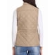 thumbnail image 4 of Chaleco Acolchado con Cuello Alto, Cremallera y Bolsillos para Mujer Caqui XL, 4 of 10
