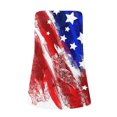 thumbnail image 3 of Fshinging Womens Tank Top 4th of July Casual Print Bandeau Patriotic Sleeveless Stretch Yoga Camis Red L, 3 of 4