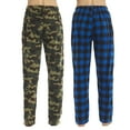 thumbnail image 4 of LANBAOSI 2 Pack Men Fleece Plaid Pajama Pants with Pockets Size XL, 4 of 7
