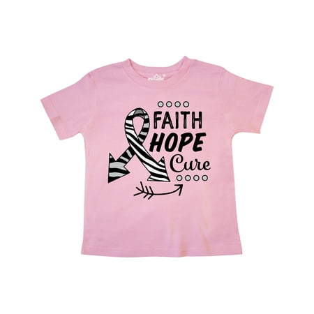 

Inktastic Faith Hope Cure Carcinoid Cancer Awareness Gift Toddler Boy or Toddler Girl T-Shirt