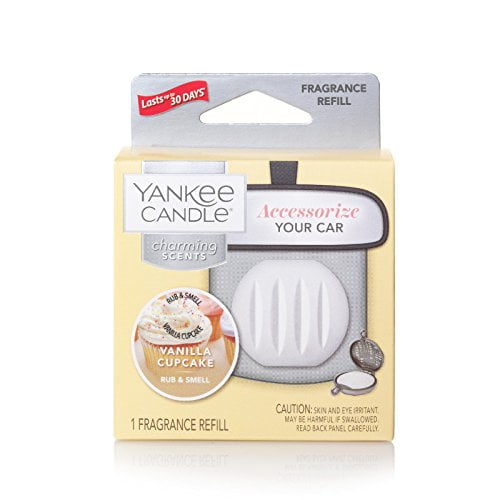 Yankee Candle Charming Scents Car Air Freshener Refill, Vanilla Cupcake