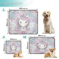 thumbnail image 3 of Qxltty Beautiful Unicorn Cat litter Pads Pet Set of 3 Diaper Mats Center Anti-leakage Layer Absorbent Soft and Comfortable, 3 of 7