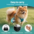 thumbnail image 4 of Portable Pet Water Bottle – 285ml Stainless Steel Water Bottle For Dogs, Leak‑Proof Travel Drinking Bowl For Cats, With Foldable Silicone Bowl For Outdoor Walks & Hikes (Blue, No Pattern), 4 of 7
