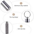 thumbnail image 4 of 2PCS Stainless Steel Toothpicks Reusable Cleaning Tooth Hook Metal Toothpicks with Holder with Keychain Box for Outdoor Picnic Camping Traveling, 4 of 5