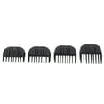 thumbnail image 3 of Universal Clipper Guards Combs, 4pcs Hair Trimmer Guides Set for Easy Haircutting Retaining Length, Portable Design with Round Teeth, 3 of 8