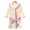 Purple, variant on Esaierr Toddler Boys Girls Robe Kids Soft Plush Bathrobe Hooded Thickened Sleepwear with Belt Autumn Winter Comfortable Loungewear for 5-12 Years Old