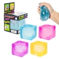 thumbnail image 3 of Nice Cube, 3.54 Inch Ice Squishy Cube Fidget Toys Squishy Stress Squeeze Balls for Adults Squishies Stress Relief (Blue), 3 of 6