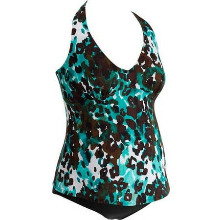 Tessuto Maternity Halter Tankini Two-Piece Swimsuit