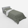 thumbnail image 3 of Ambesonne Abstract Bedding Set 4 Pcs, Continuing Ornate Strokes, Queen, Eggshell and Dark Grey, 3 of 3