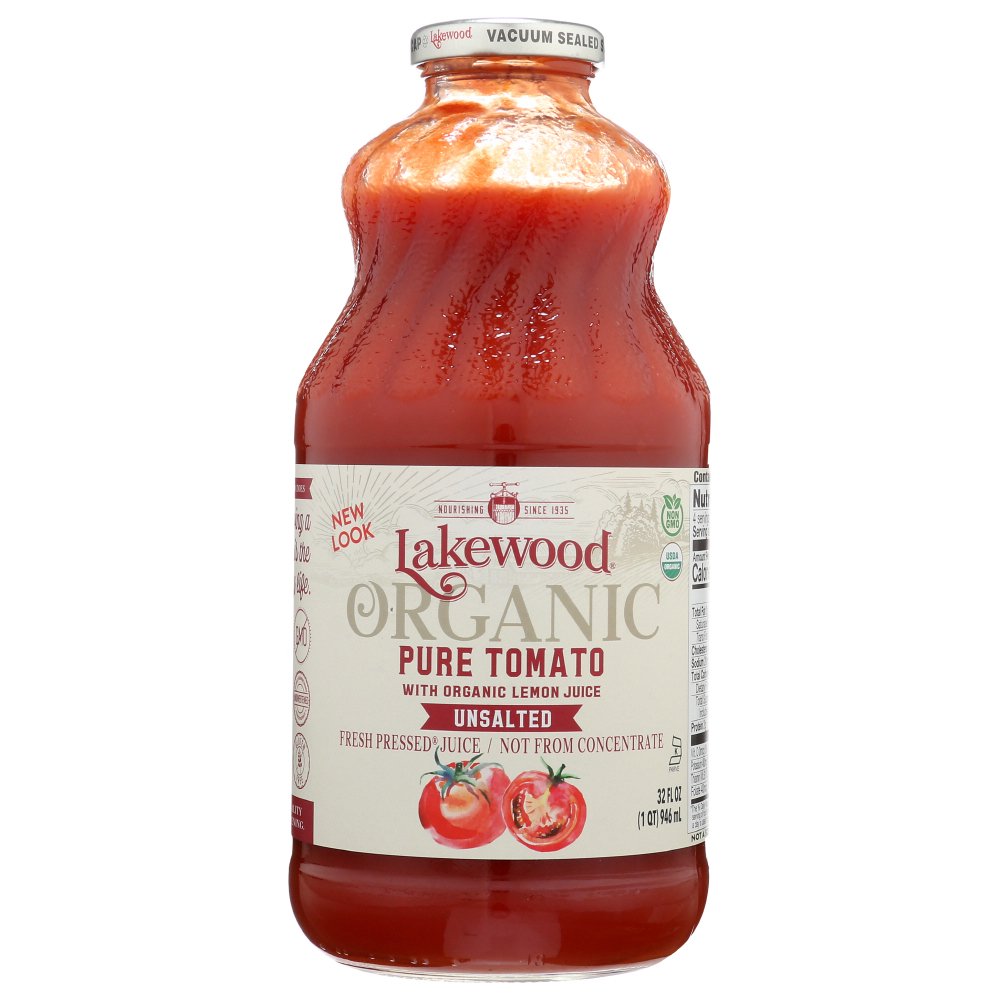 Lakewood Organic Juice Super Tomato, 32 Fl Oz.