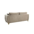 thumbnail image 2 of Leena Contemporary Style Upholstery Sofa Made with Wood in Gold accent & Beige, 2 of 7