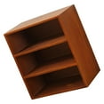 thumbnail image 4 of GOOHOCHY Wood Book Holder for Display Use with Three Layer Design Storage Rack 7.5 x 4.5 x 12.3 inches, 4 of 8