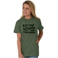 thumbnail image 4 of US Army Logo My Dad Defending Freedom Men's Graphic T Shirt Tees Brisco Brands M, 4 of 6