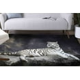 thumbnail image 4 of Tiger Rugs, Man Cave Rugs, Farmhouse Rug, Animal Rugs, Bath Rug, Runner Rug, Pet Friendly Rug, Customs Rug, Corridor Rug, Car Mat, 2.6'x4' - 80x120 cm, 4 of 8
