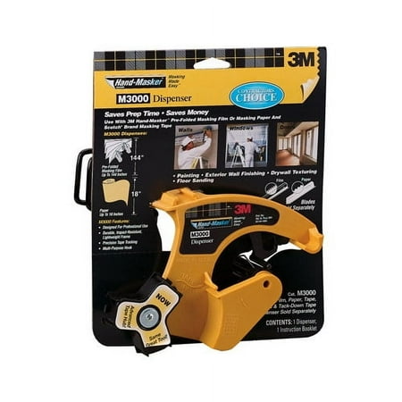3M Hand-Masker Film and Painter's Tape Dispenser