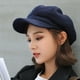 thumbnail image 5 of Boina de lana Tianjidai para mujer, gorra con visera negra para otoño e invierno, estilo retro de pintor de moda, sombrero octogonal británico de estilo coreano, 5 of 6