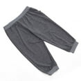 thumbnail image 4 of Female Sports Cropped Trousers Elastic Loose Drawstring Waist Pants, 4 of 6