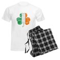 thumbnail image 6 of CafePress - Vintage Irish Flag Shamrock Pajamas - Men's Light Loose Fit Cotton Pajama Set, 6 of 7