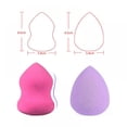 thumbnail image 4 of Angmile Makeup Sponge 4 Pack, Professional Beauty Sponges Set, Makeup Sponge Blender, Foundation Blending Sponge for Dry & Wet Use, 4 of 5