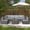 Gray, variant on RoyalCraft 7-Piece Modular Patio Furniture Set, Wicker Outdoor Sectional Sofa with Cushions and Coffee Table, All Weather Patio Conversation Sets for Porch Balcony Backyard, Beige