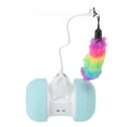 thumbnail image 1 of Jouets pour Chats Interactifs, Contrôle Automatique de Roue d'Exercice de Chat Mignon 3 Modes pour le Modèle Debout de Chats, 1 of 8
