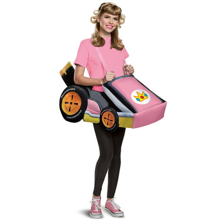Peach Kart Adult Costume