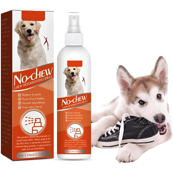 ACDANC No Chew Spray for Dogs, Bitter Apple Spray for Dogs to Stop Chewing Licking, Alcohol-Free Non-Toxic Anti Chew Spray for Dogs Pet Training & Behavior Aids Protects Furniture