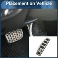 thumbnail image 3 of Unique Bargains Housse de Repose-Pieds pour Land Rover Range Rover Sport (L320) 2005-2013 Acier Inoxydable Ton Argent, 3 of 6