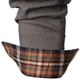 thumbnail image 5 of Blusa y camisa de manga larga con cuello vuelto para hombre, informal, de retazos a cuadros, con botones y cuello vuelto, blusa de manga larga para hombre, 5 of 6