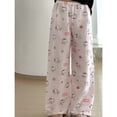 thumbnail image 3 of Pantalones para caminar Lindos pantalones de Hello Kitty Hello Kitty rosas Otoño Nuevos pantalones de pijama cómodos de dibujos animados para el hogar para mujeres, 3 of 5