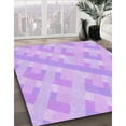 thumbnail image 2 of Ahgly Company Indoor Rectangle Patterned Heliotrope Purple Area Rugs, 4' x 6', 2 of 6